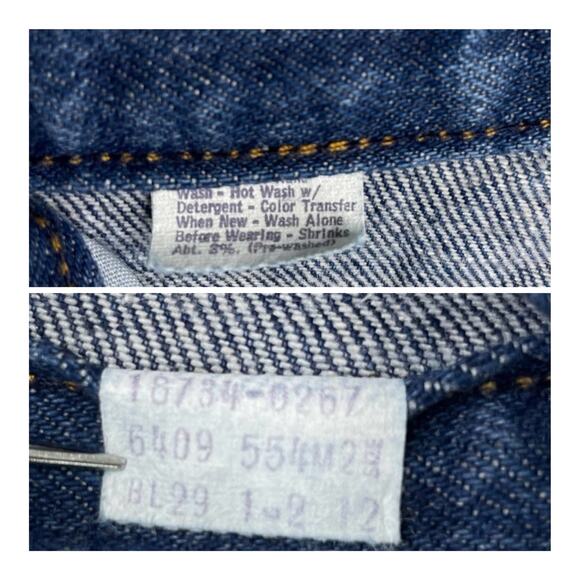 Vintage Levi’s 554 White Tab Double Horse Patch Women's Sz 26x32 High Rise Jeans - Picture 9 of 12